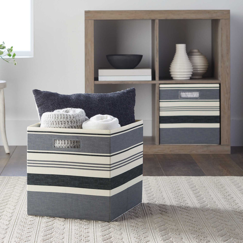 Better Homes &amp; Gardens Collapsible Fabric Cube Storage Bin, Vanilla