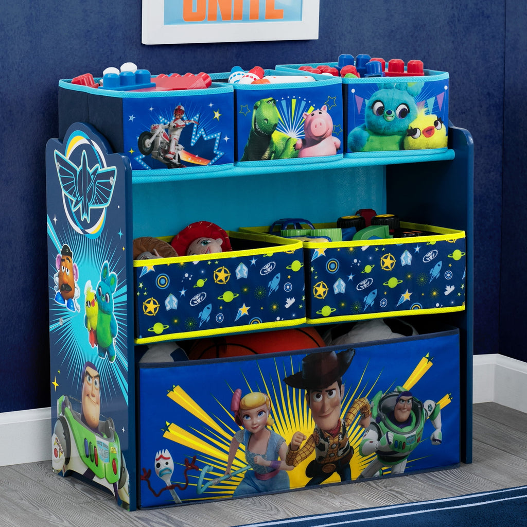Design and Store 6 Bin Toy Storage Organizer by