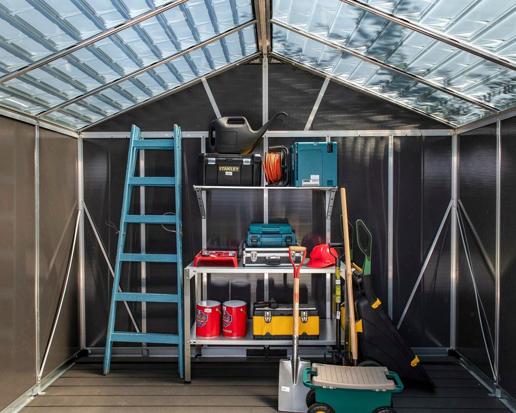 CANOPIA Multi-Function Polycarbonate Yukon Shed, 11x9-ft