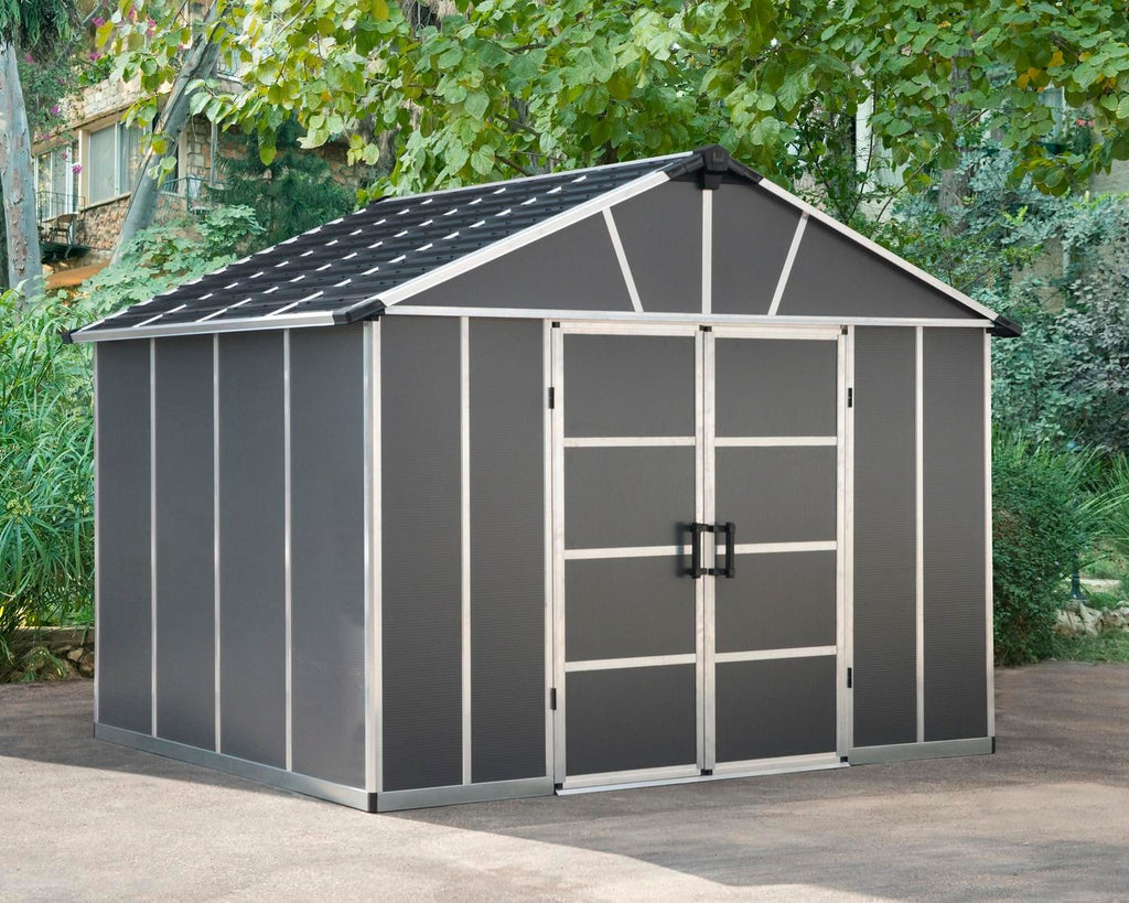 CANOPIA Multi-Function Polycarbonate Yukon Shed, 11x9-ft