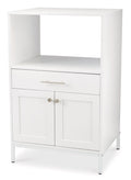 CANVAS Lawson Console Microwave Stand, White