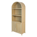 Canvas Stratford Arched Bookcase, Oak
