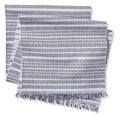 CANVAS Two-Tone Ribbed Rectangular Cotton Table Runner, 84-in x 15-in