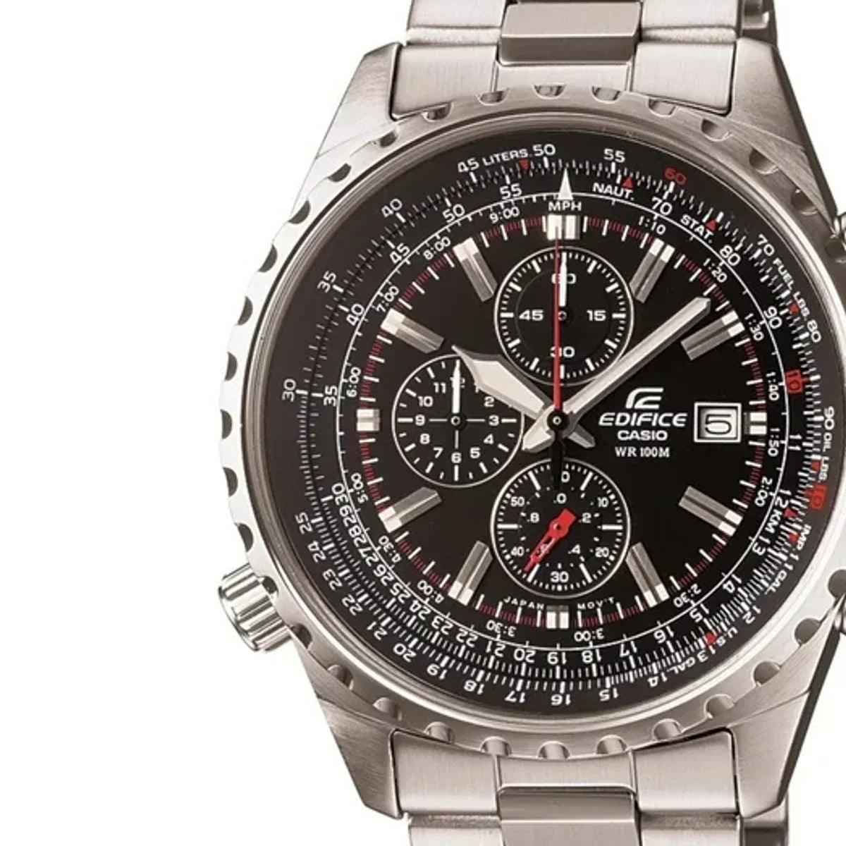 Casio Edifice Black Dial Men's Watch