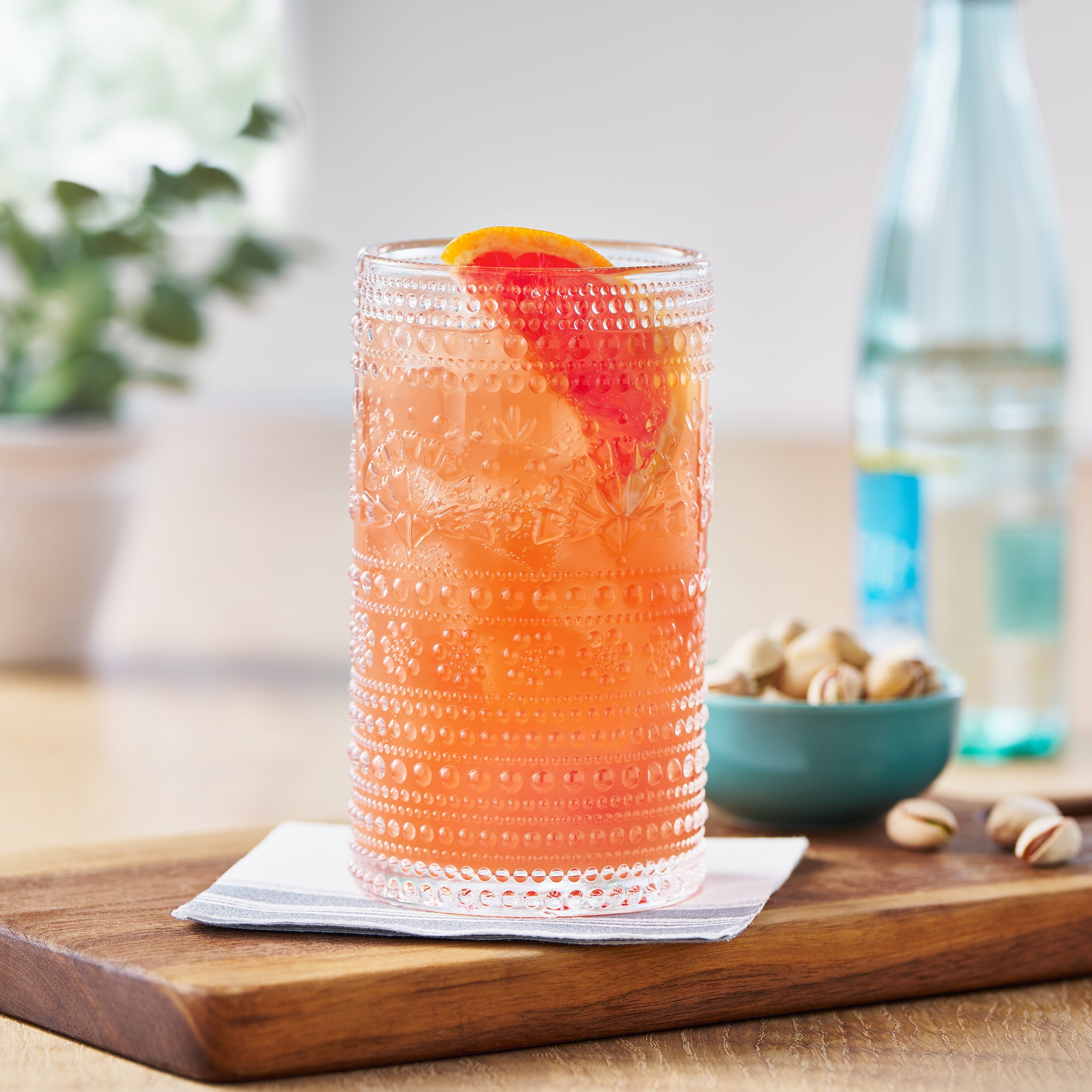 Channing Glass 18-Ounce Tumbler, Clear