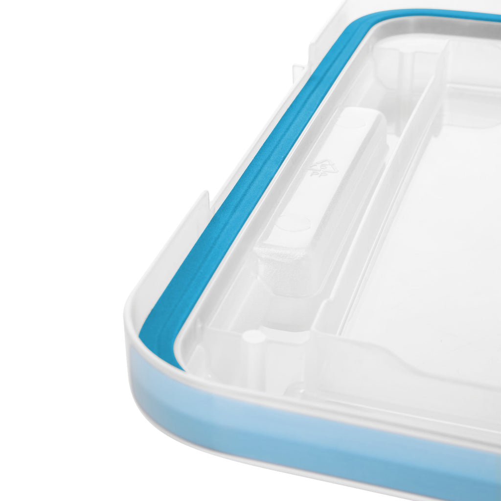 7.5 Quart Clear Plastic Storage Box with Latching Lids, (6 Pack)