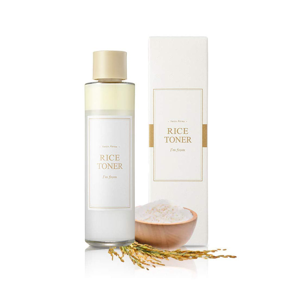 Rice Toner 5.07 fl oz (150ml) | 77.78% Rice Extract, Glow Essence with Niacinamide, Hydrating for Dry Skin, Vegan