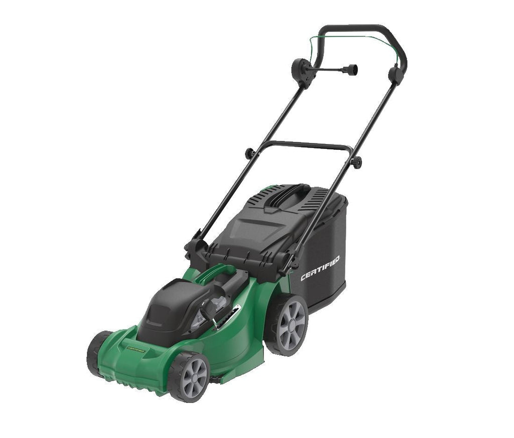 Certified 10A Electric Push Lawn Mower, 14-in Deck