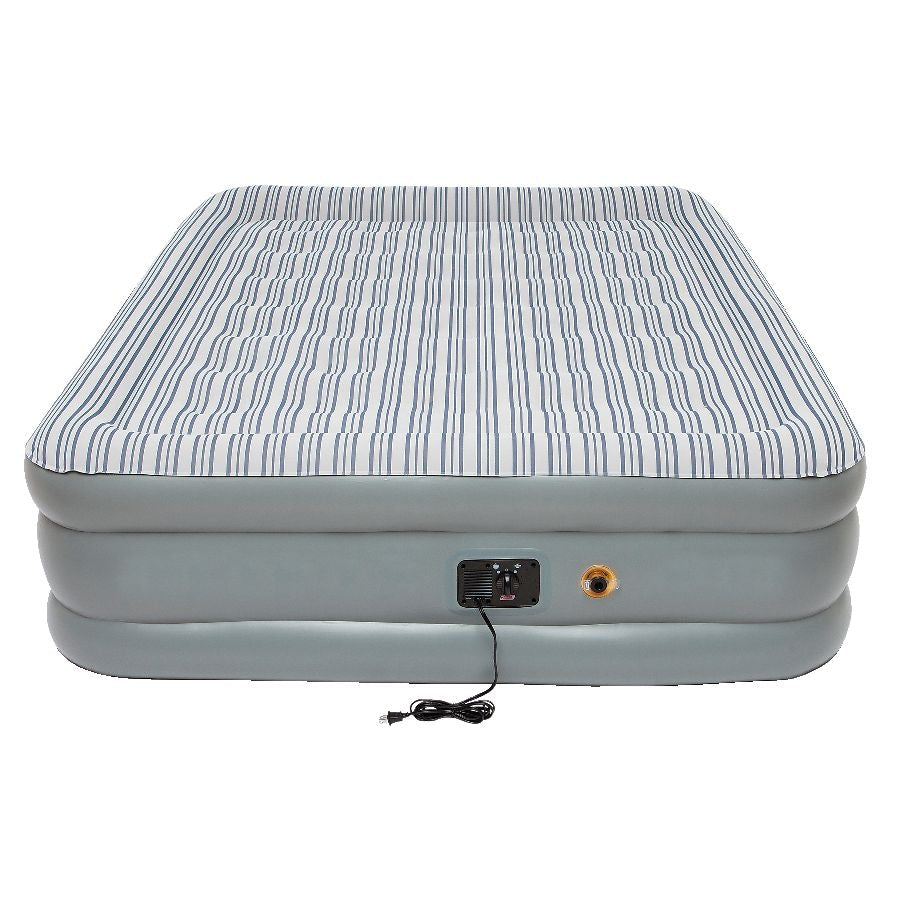Coleman Queen SupportRest Elite Double-High Inflatable Air Mattress/Airbed with Built-In 120V Pump, Woods Outdoor Collapsible Folding Utility...