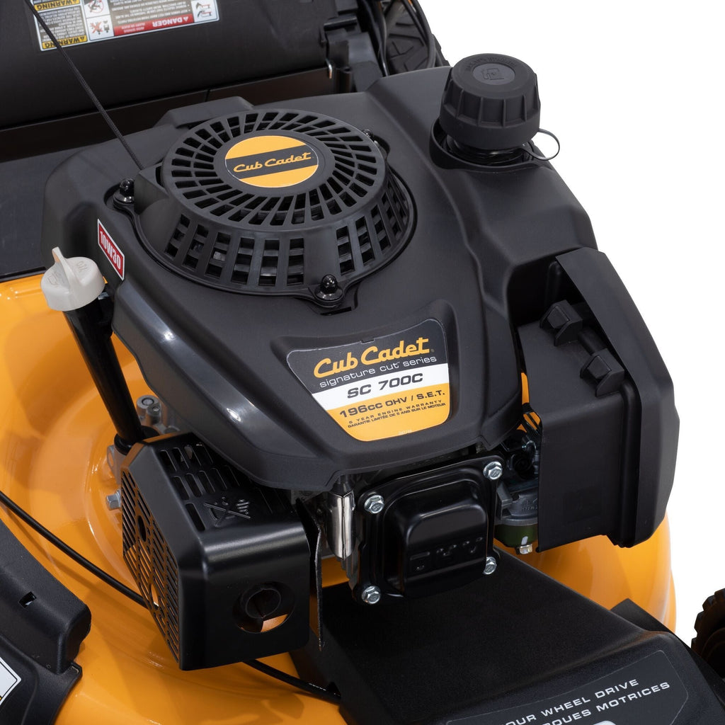 Cub Cadet 196cc 3-in-1 Gas Engine AWD Walk Behind Self-Propelled Mower, 21-in