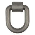 CURT 83780 3 x 4-in Weld-On Tie-Down D-Ring (15,587 lbs, Raw Steel)