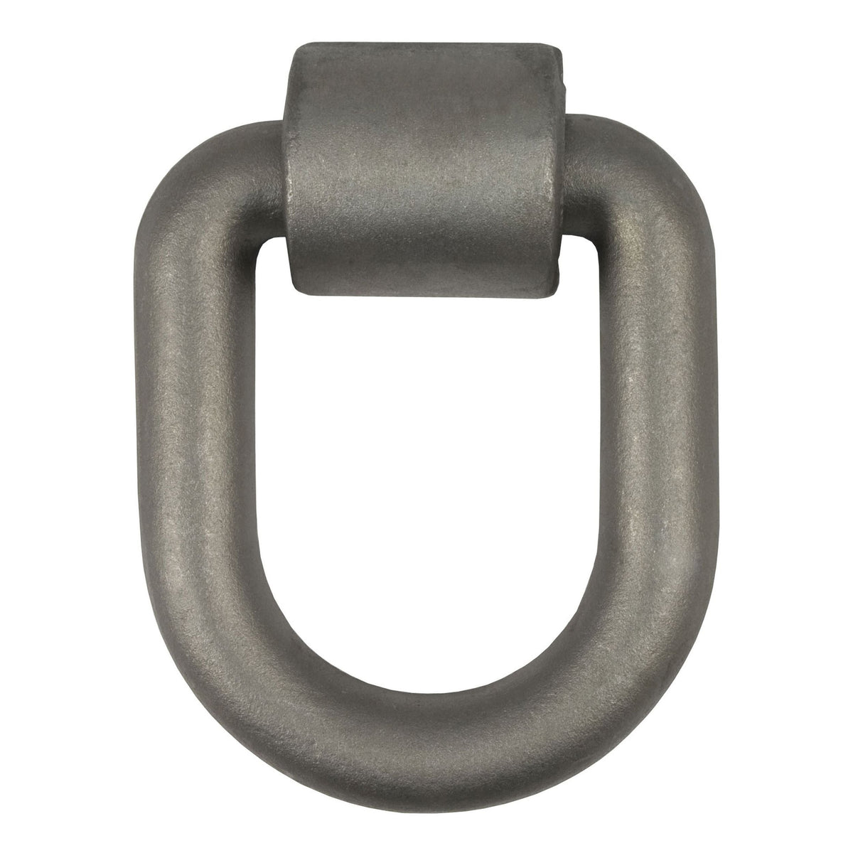 CURT 83780 3 x 4-in Weld-On Tie-Down D-Ring (15,587 lbs, Raw Steel)