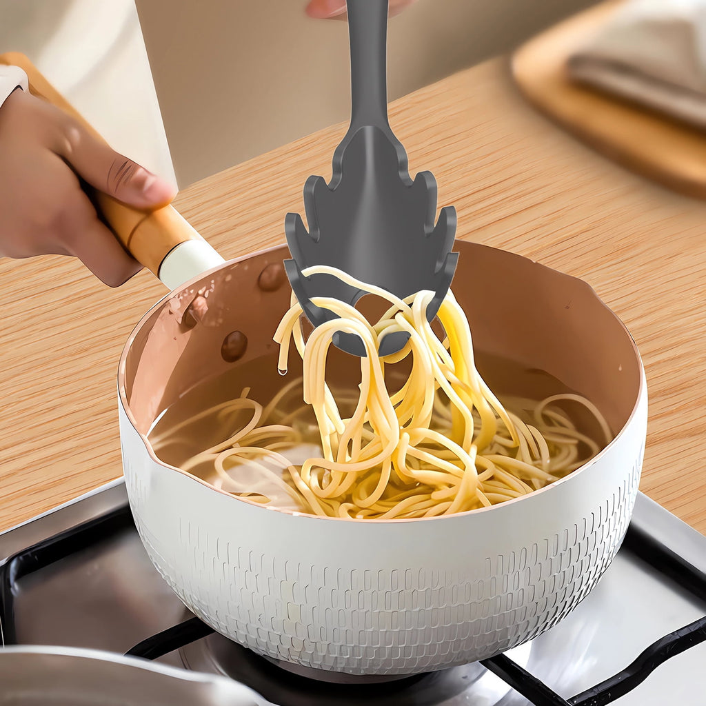 Black Silicone Cooking Utensils Set - 446°F Kitchen Utensils,Turner Tongs,Spatula,Spoon,Brush,Whisk,Kitchen Utensil Gadgets Tools Set for Nonstick Cookware, (BPA Free)