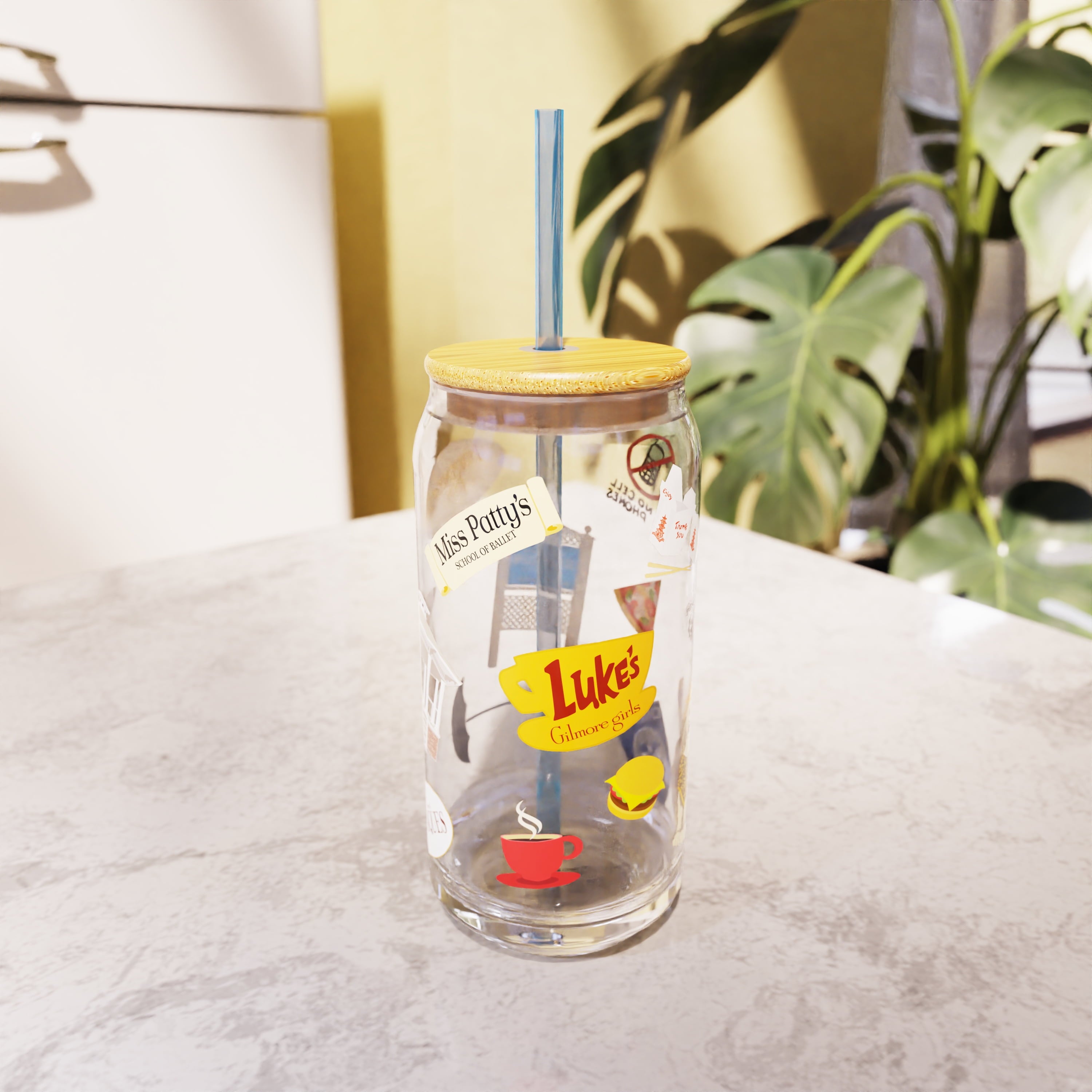 20oz Gilmore Girls Glass Hadley Tumbler