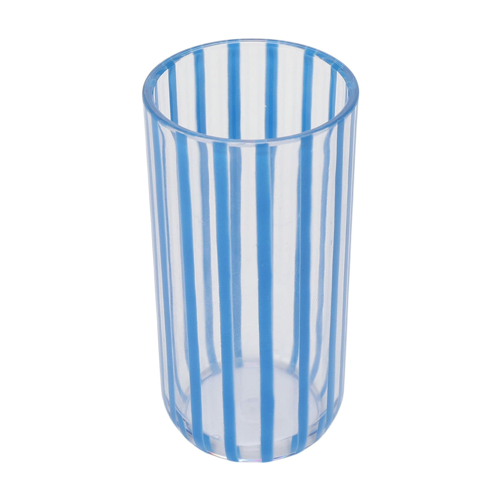 by Becky G. &amp; Alejandra 18-Ounce Tall Acrylic Stripe Line Tumbler, Blue