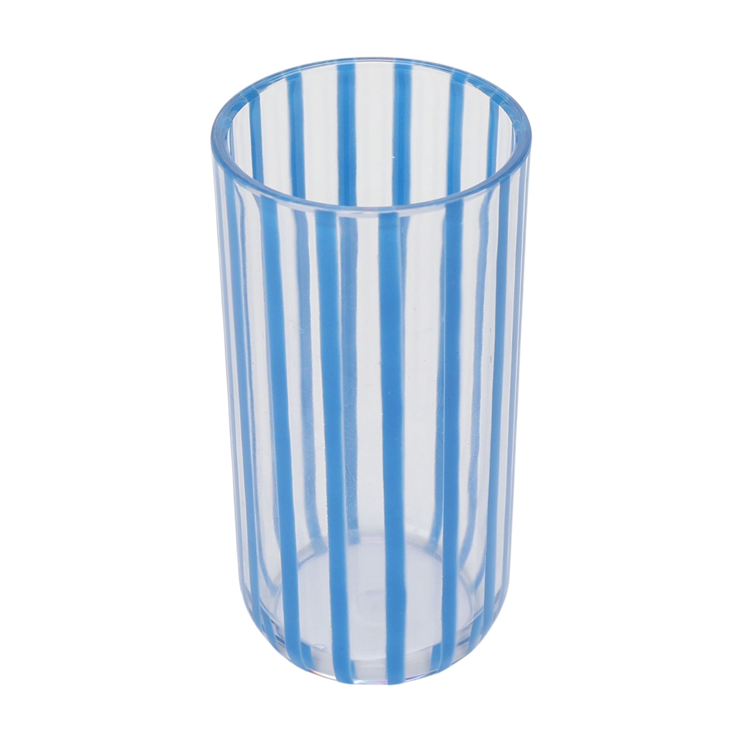 by Becky G. &amp; Alejandra 18-Ounce Tall Acrylic Stripe Line Tumbler, Blue