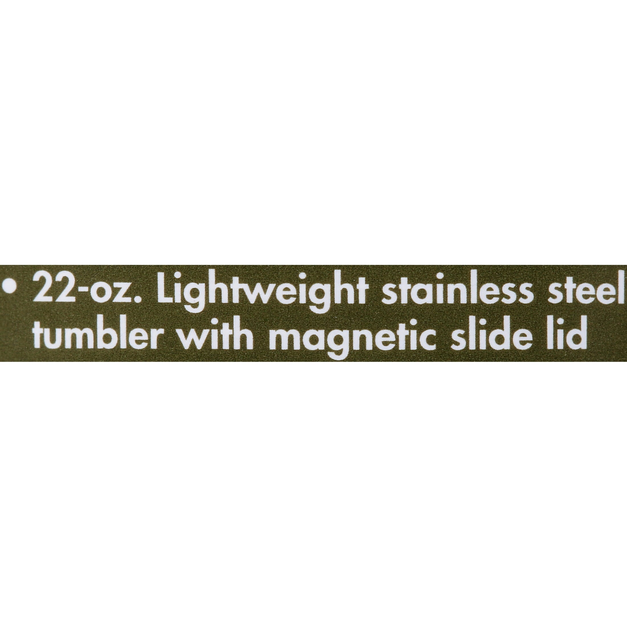 Ozark Trail 22 oz Stainless Steel Insulated Tumbler, Black