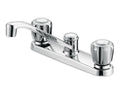 Danze Double Handle Metal Kitchen Faucet, Chrome