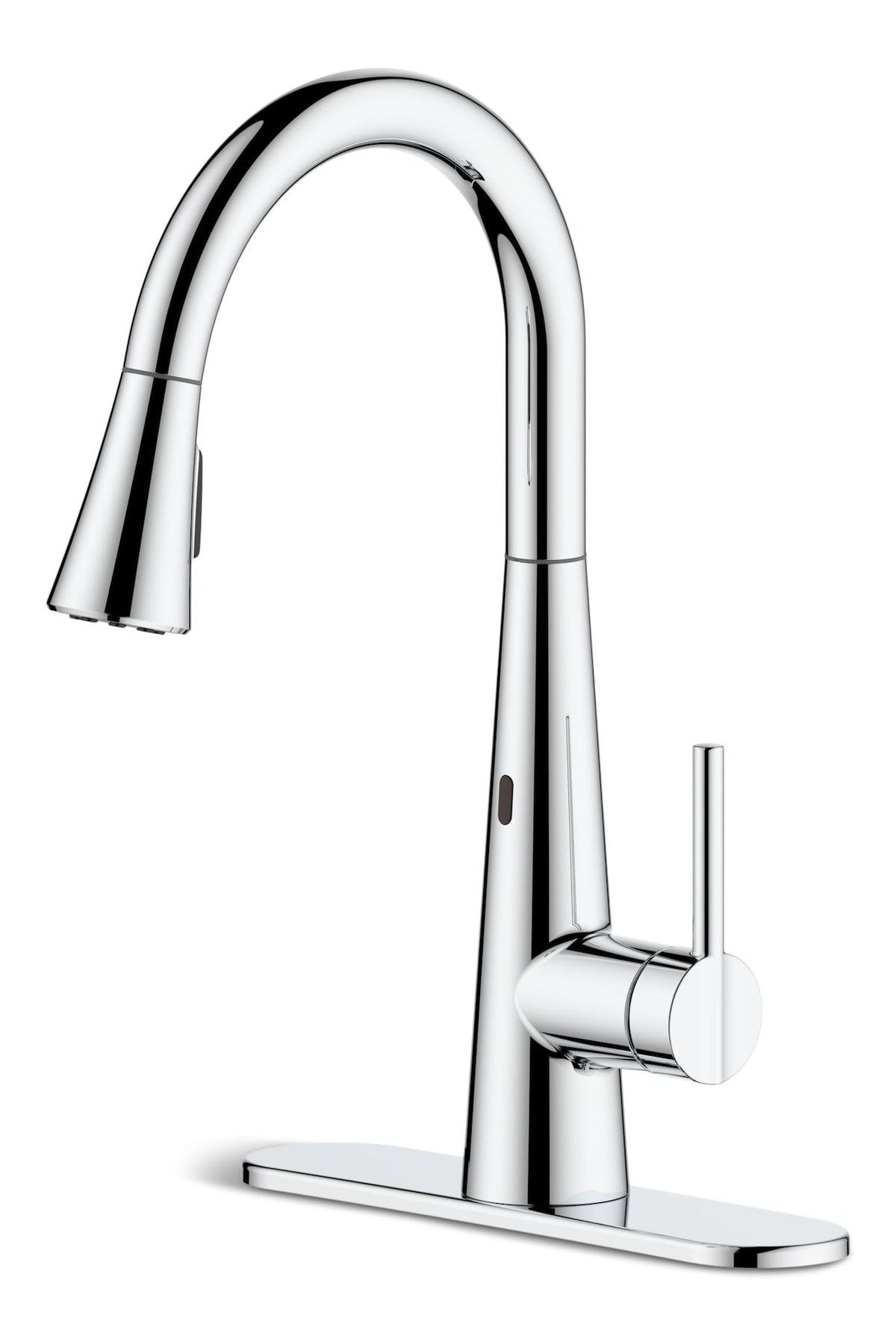 Danze Tronus Dual-Sensor 1-Handle Pull Down Sprayhead Kitchen Faucet, Various Finishes