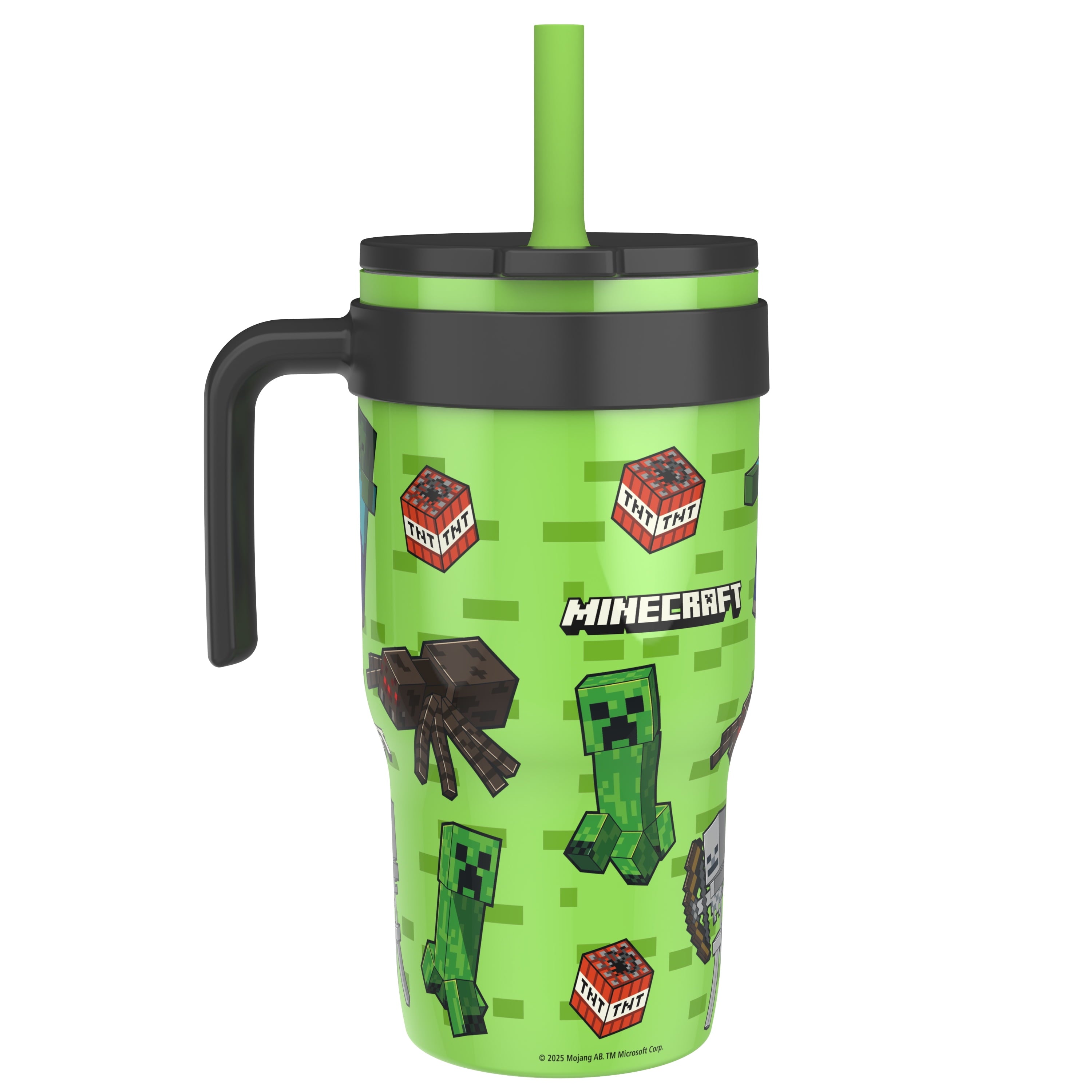 18oz Stitch Kids Straw Handle Tumbler