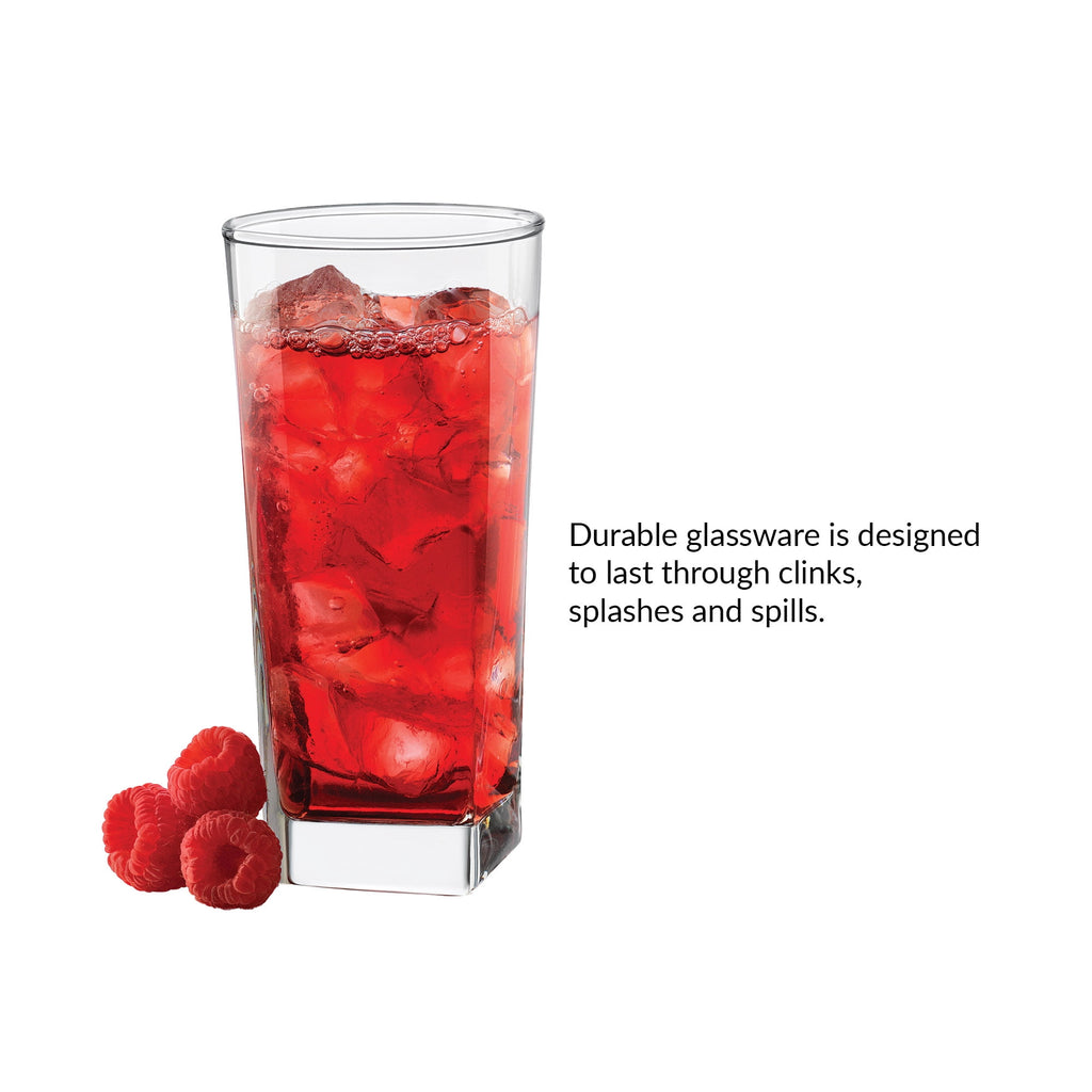 Better Homes &amp; Gardens Hollis Beverage Glass Set, 14.4 oz, 8-Piece