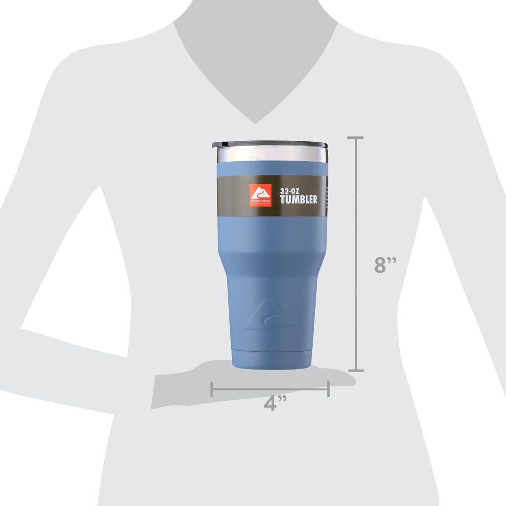 Ozark Trail 32 oz Stainless Steel Insulated Tumbler, Black