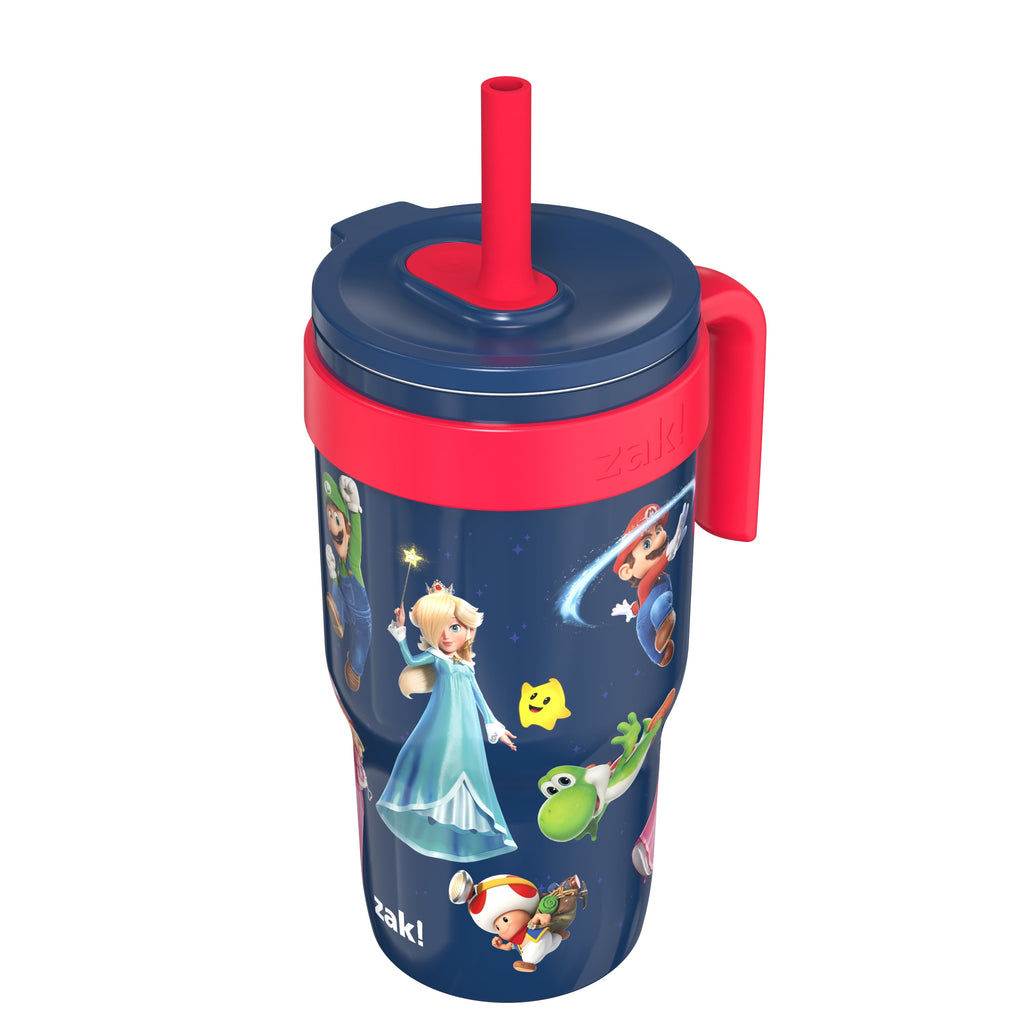 18oz Stitch Kids Straw Handle Tumbler