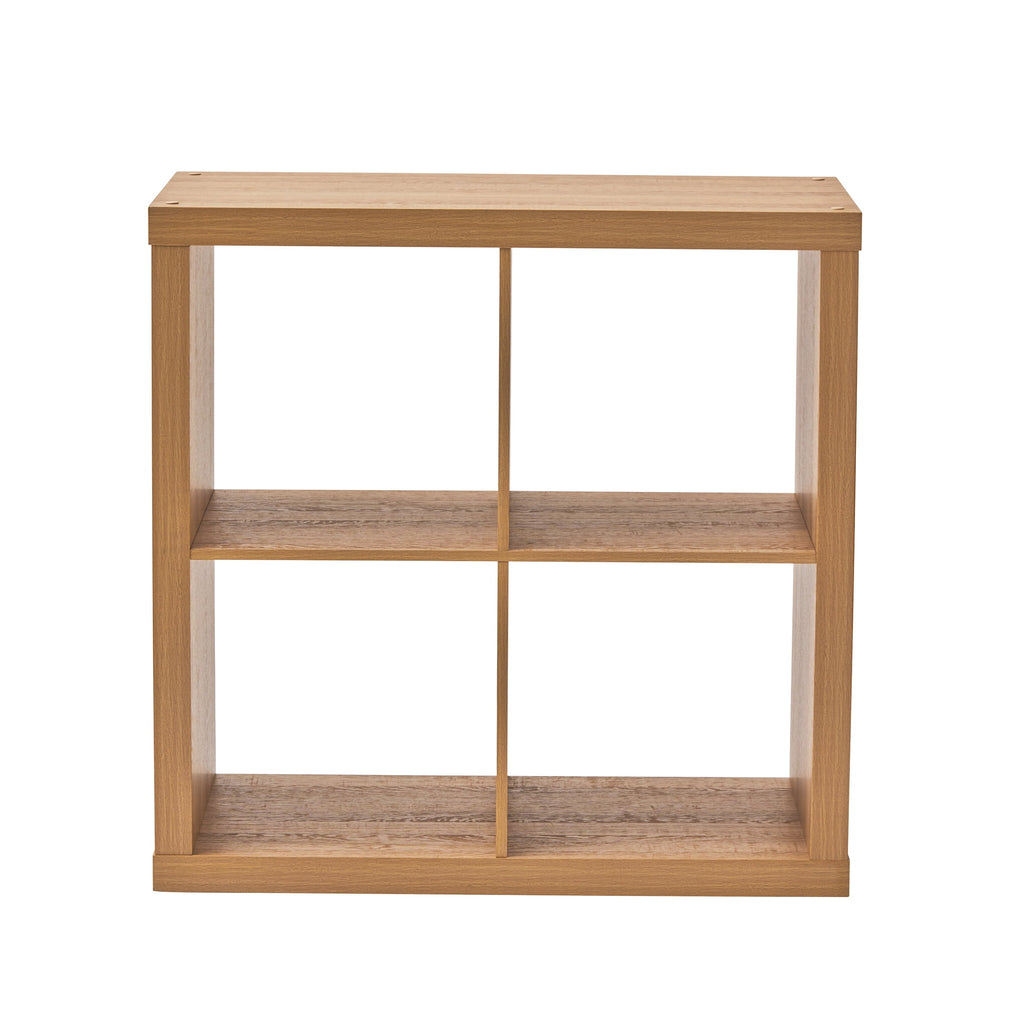 Better Homes &amp; Gardens 4 Cube Storage Organizer, White Texture