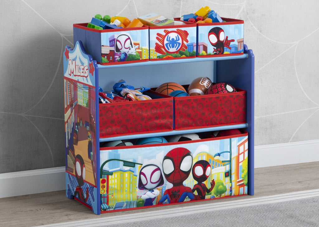 Design and Store 6 Bin Toy Storage Organizer by