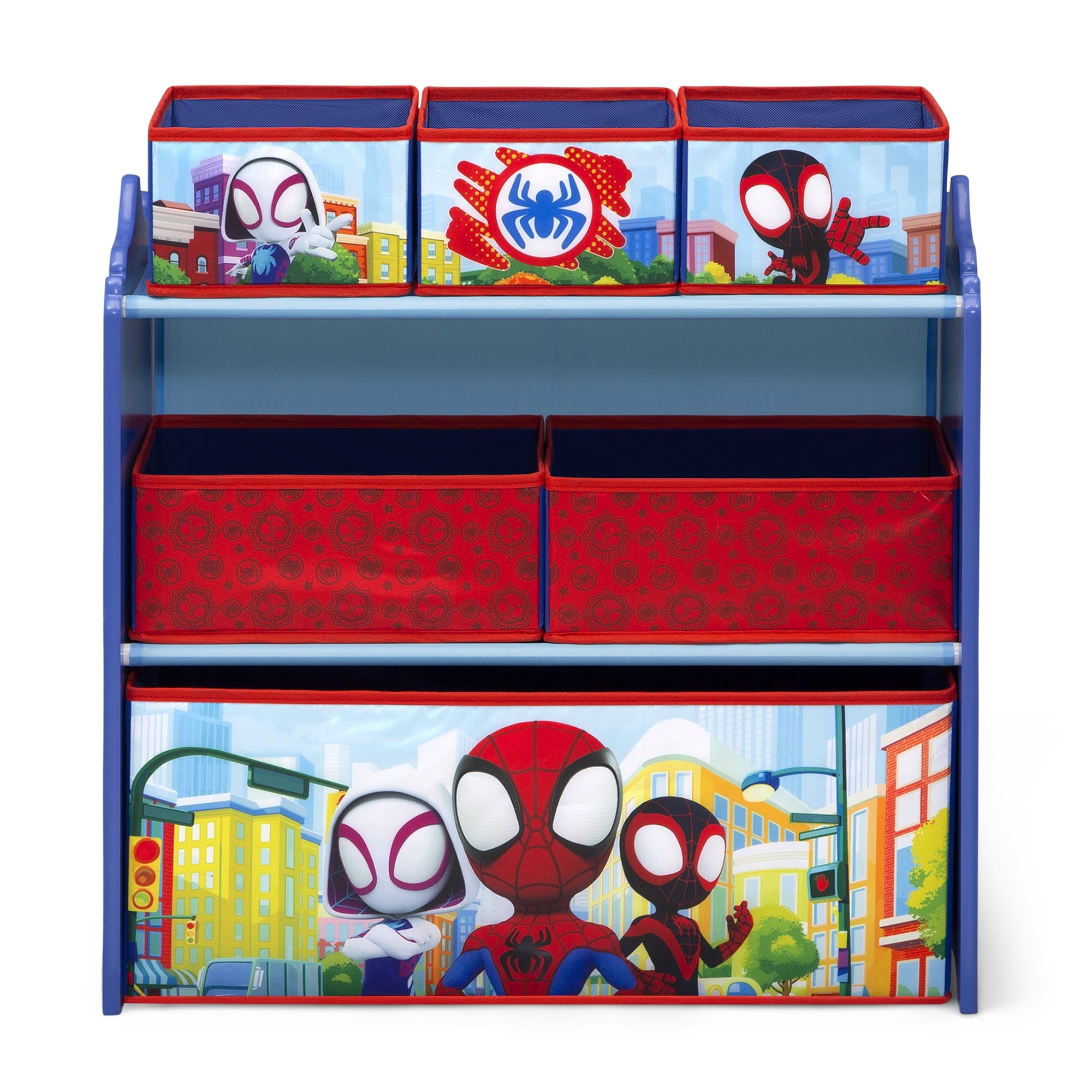 Design and Store 6 Bin Toy Storage Organizer by