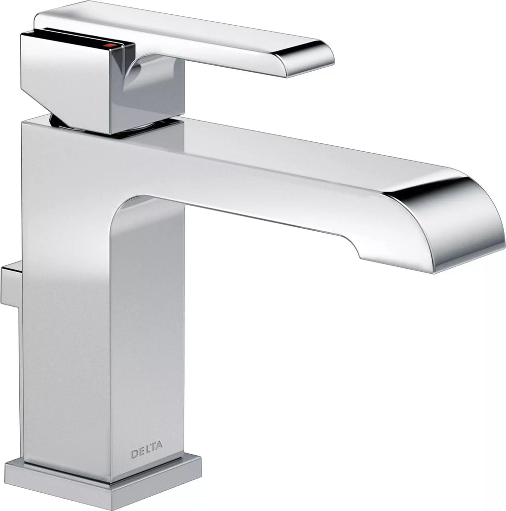 Delta Ara 1-Handle Bathroom Faucet with Metal Pop-Up, Chrome