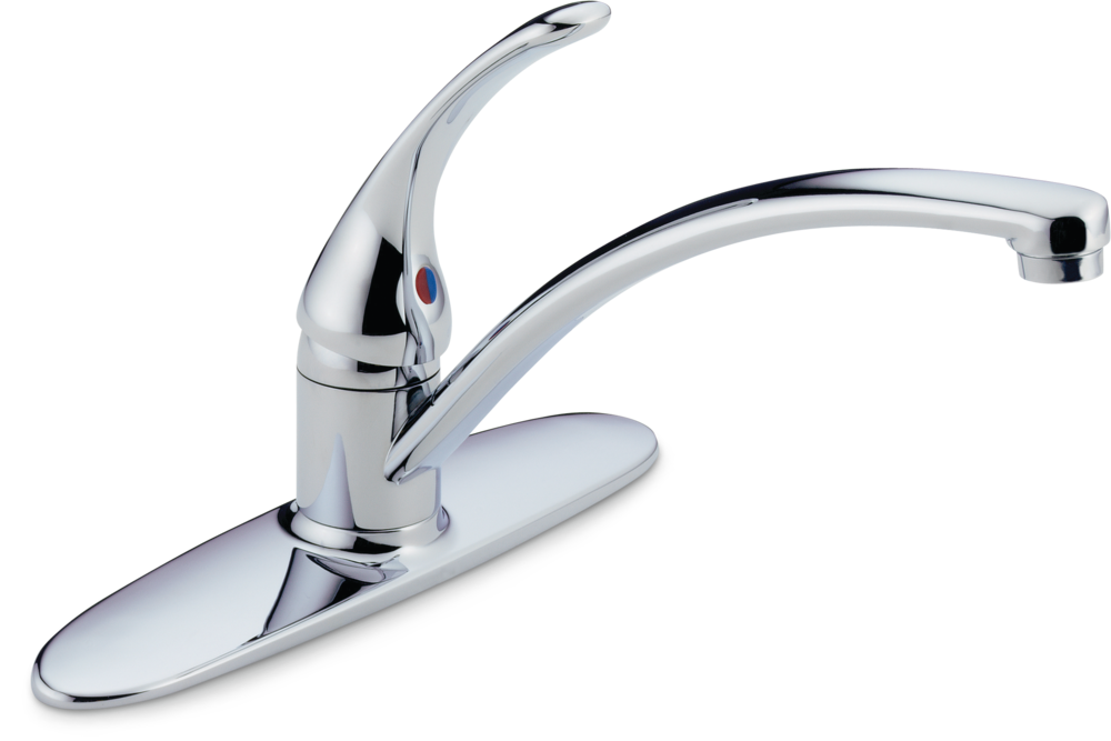 Delta Faucet Principals Single Handle Kitchen Faucet, Chrome