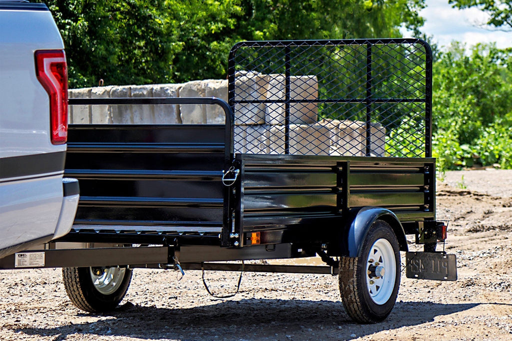 Detail K2 Mighty 5x7 Multi-Utility Boxed Trailer with Drop Down Gate