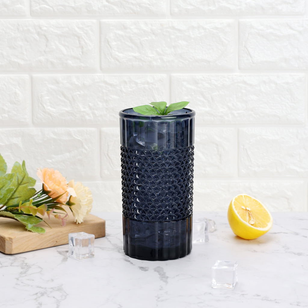 20 oz Tall Acrylic Diamond Texture Tumbler, Blue