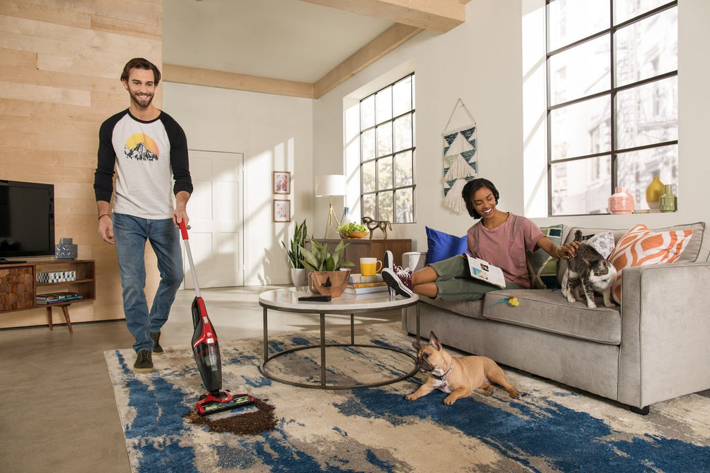 Dirt Devil Versa Cordless Stick Vacuum, Lightweight, Red