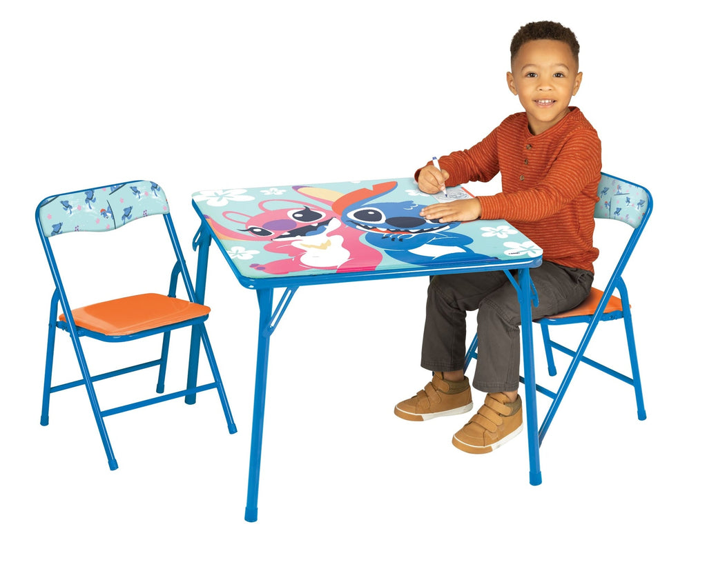 Disney Stitch Washable Vinyl Activity Table Set, 3-pc