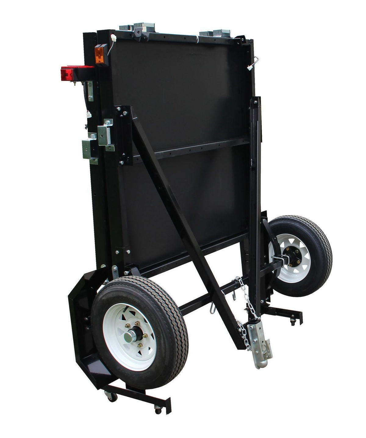 DK2 4x8-ft Single-Axle Folding Utility Trailer with 2-in Ball Coupler
