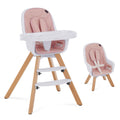Dream on Me Zoodle Convertible High Chair, Pink