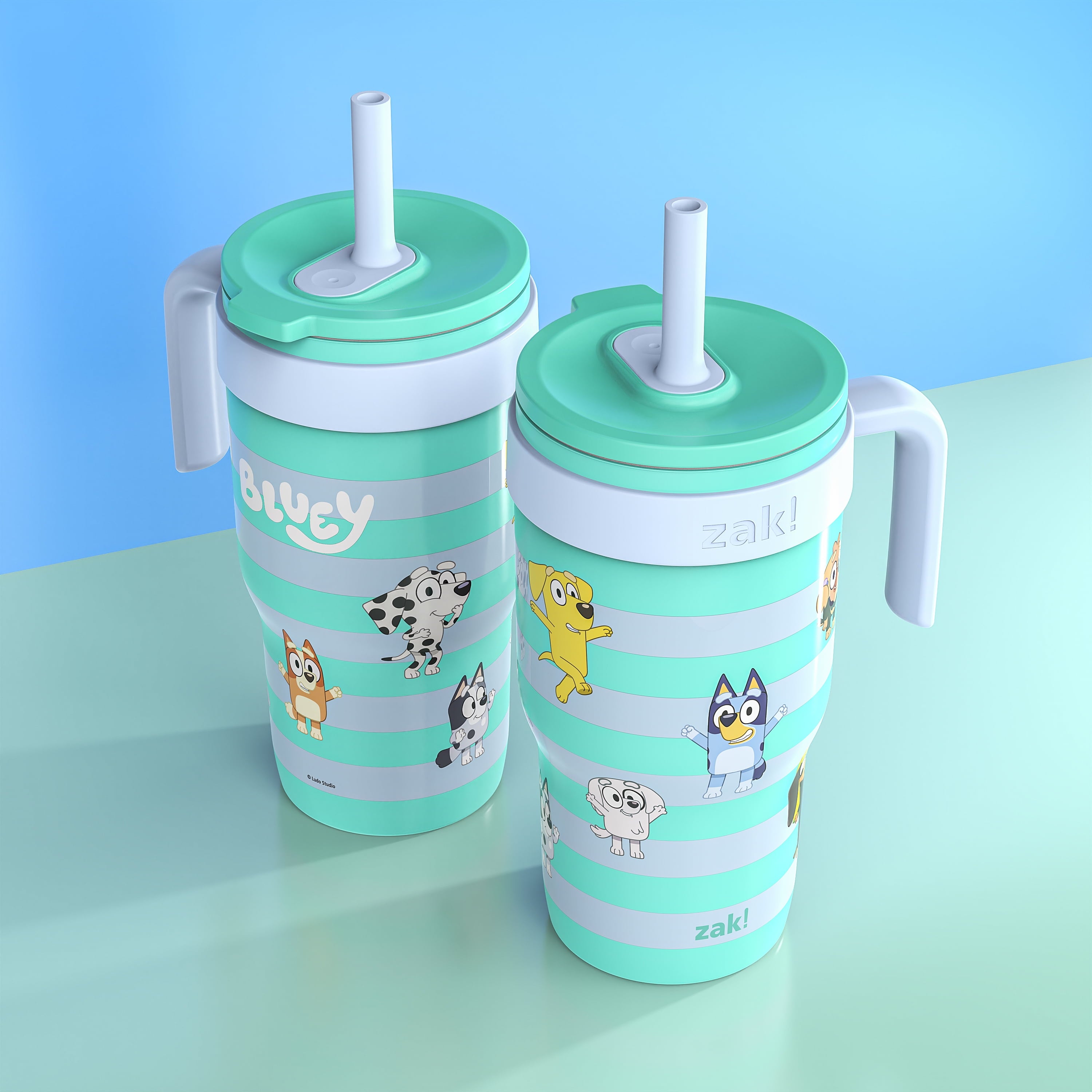 18oz Stitch Kids Straw Handle Tumbler