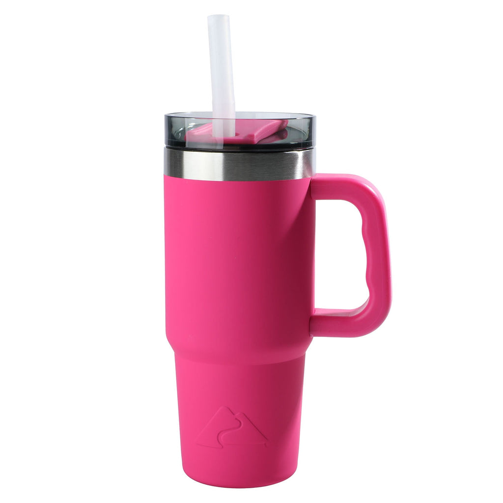 Ozark Trail 18 oz Stainless Steel Insulated Tumbler with Handle, Black