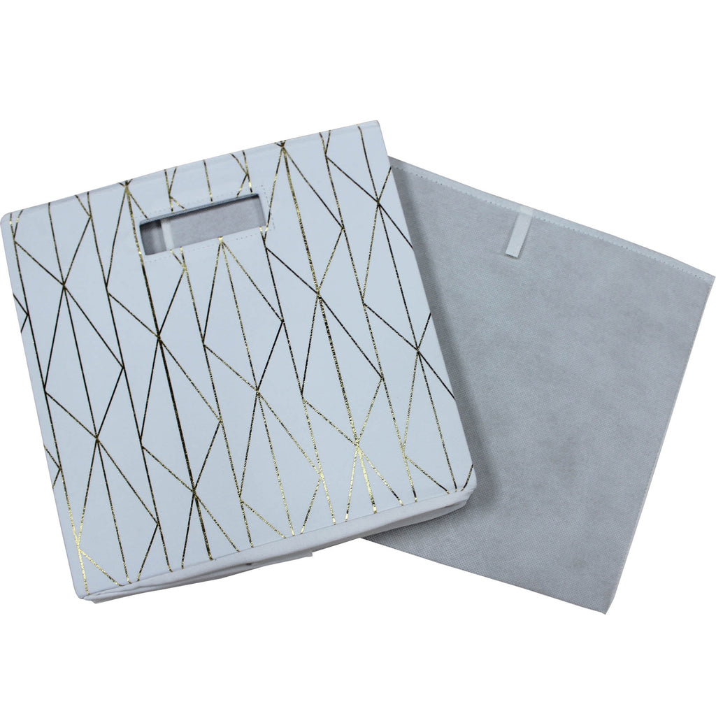Better Homes &amp; Gardens Collapsible Fabric Cube Storage Bin, Vanilla