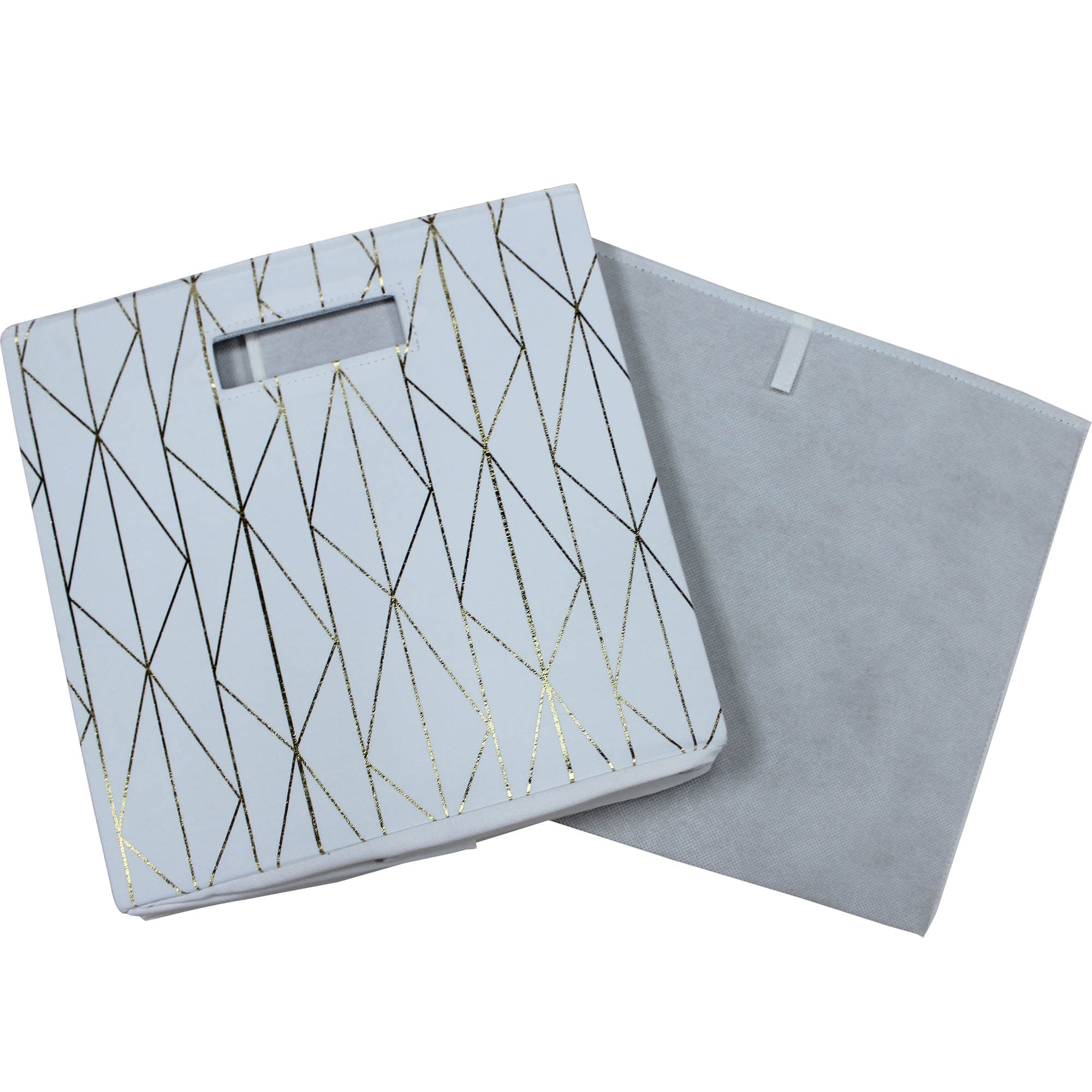 Better Homes &amp; Gardens Collapsible Fabric Cube Storage Bin, Vanilla