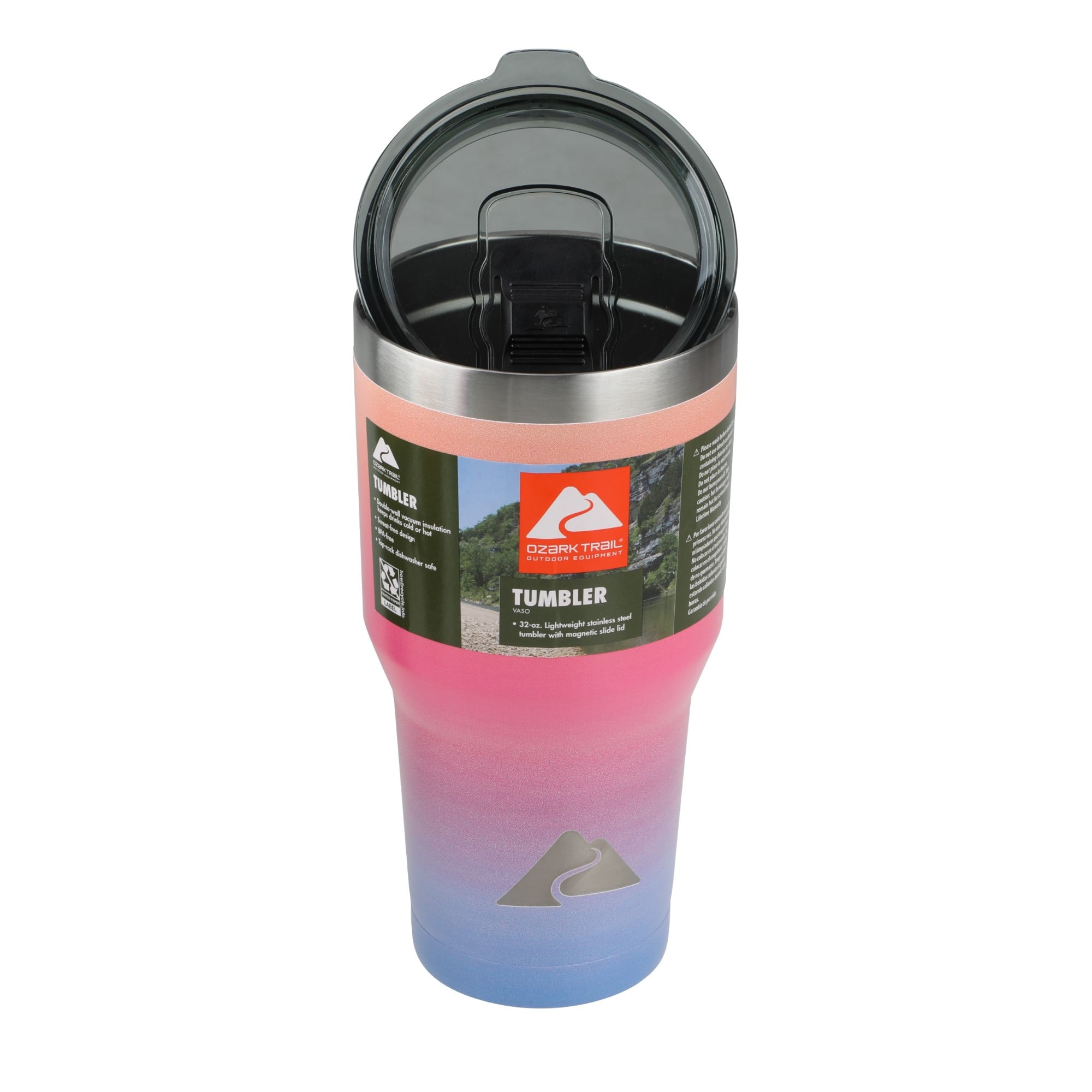 Ozark Trail 32 oz Stainless Steel Insulated Tumbler, Black