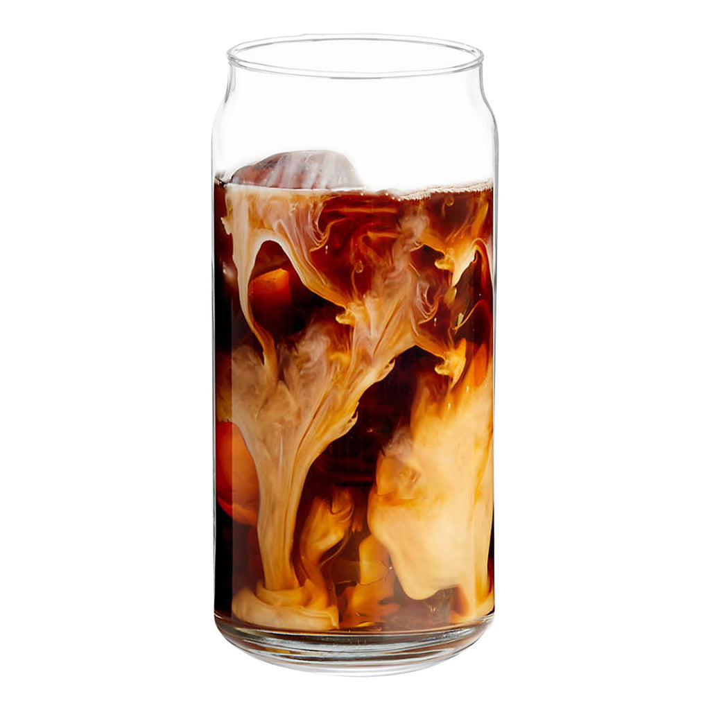 Glass 20oz Clear Drinkware Glass Can Shaped