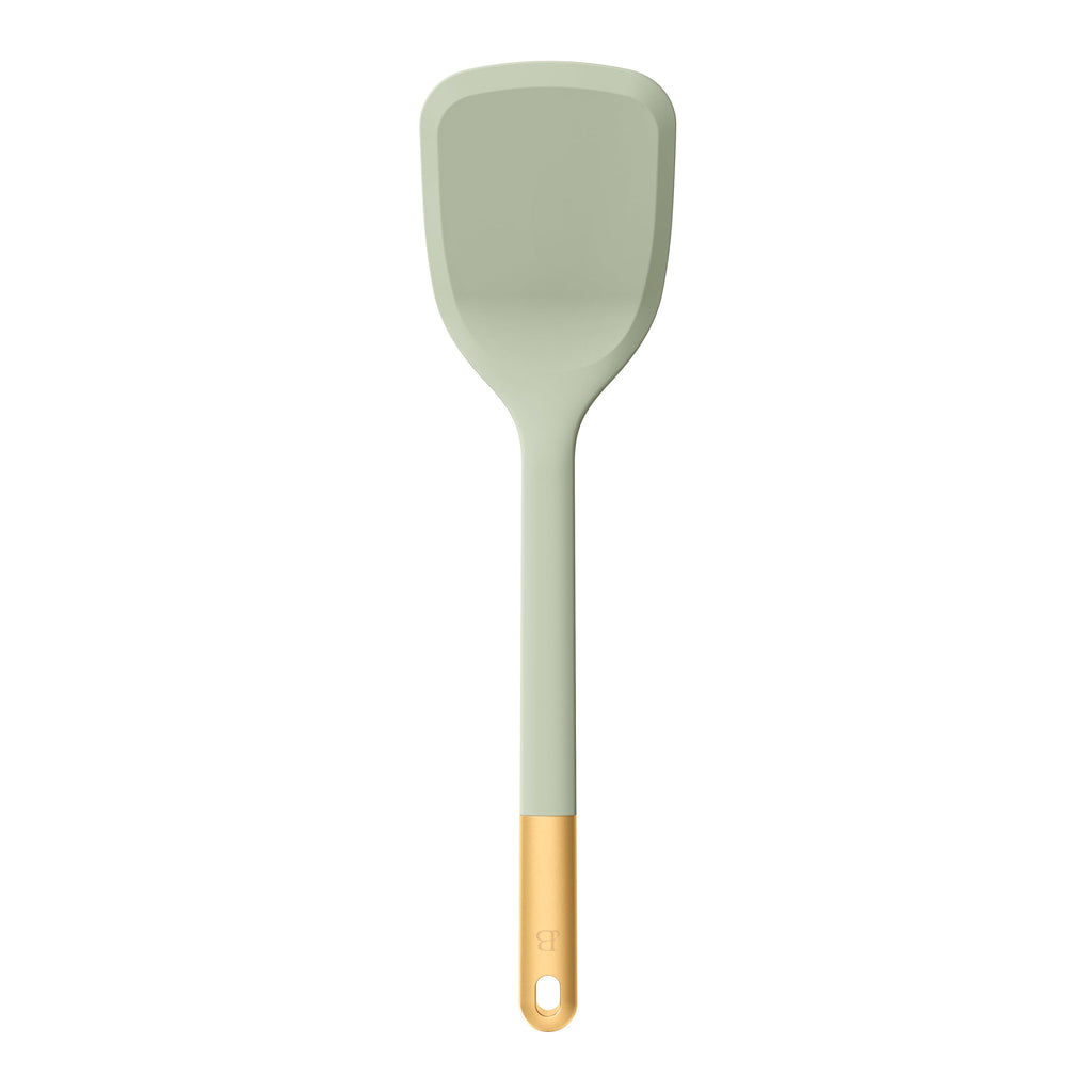 3-Piece Silicone Kitchen Utensil Tool Set, Porcini Taupe by Drew Barrymore
