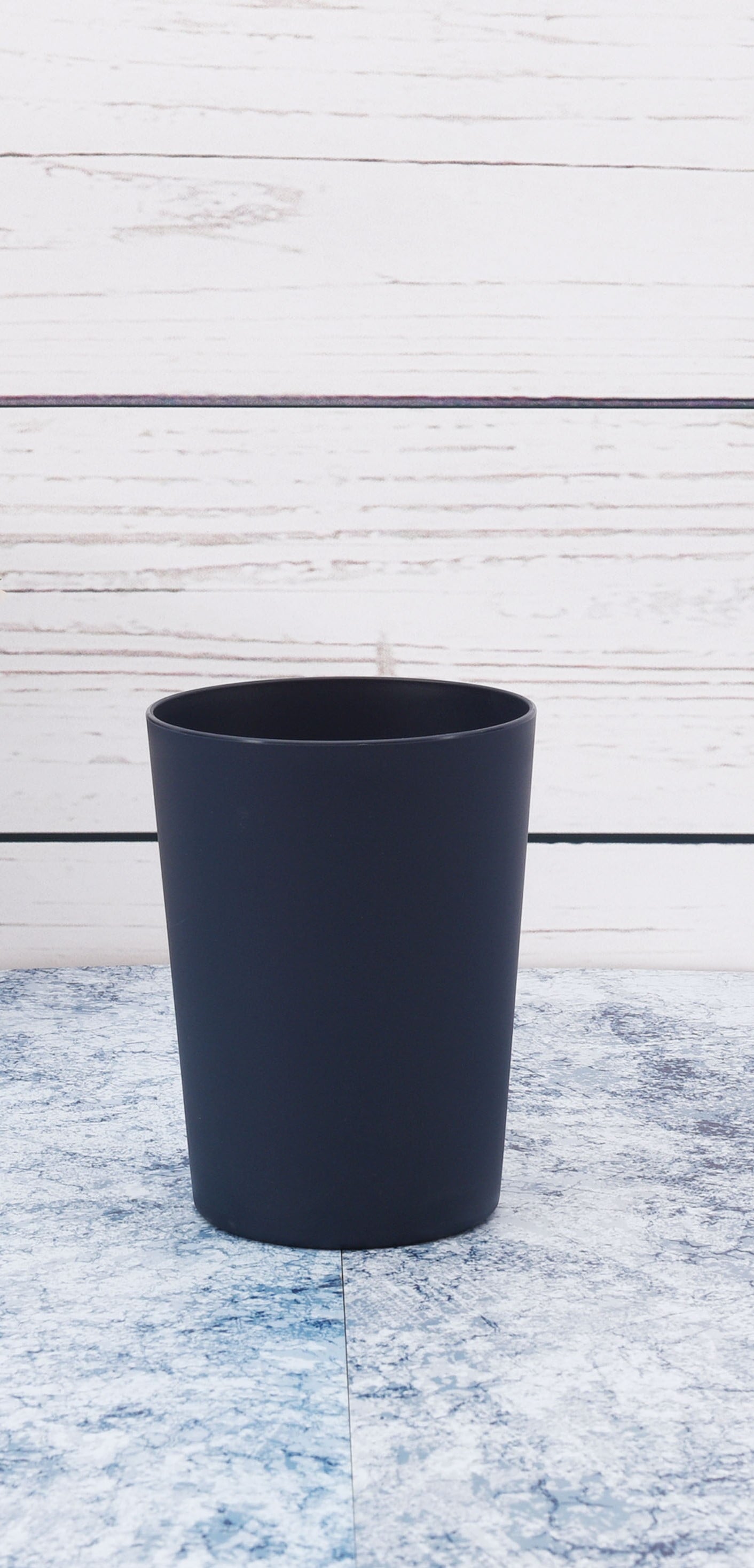 (10 pack) - Dark Blue Round Plastic Tumbler, 18-Ounce