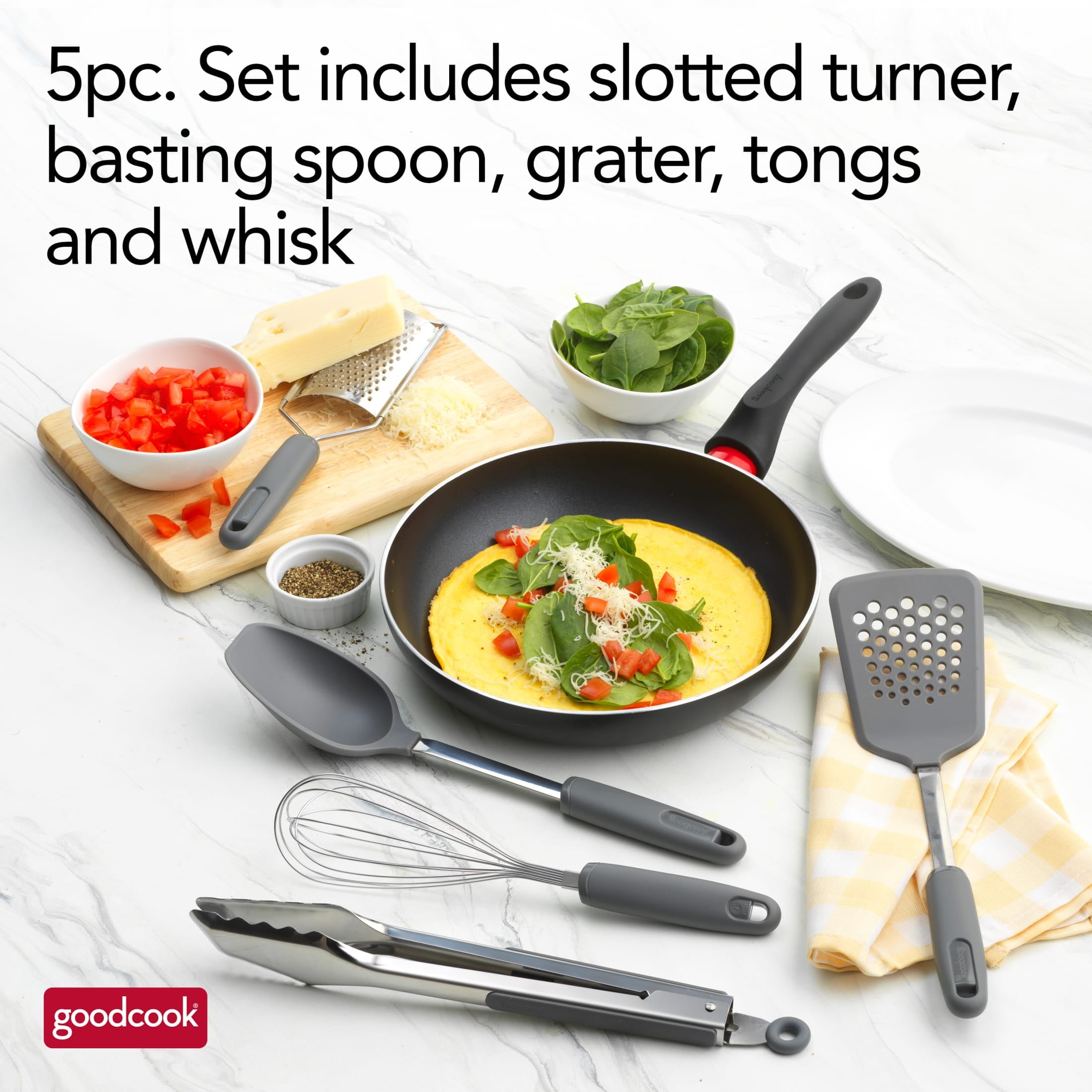 Pro 5 Piece Kitchen &amp; Cooking Gadget Tool Set