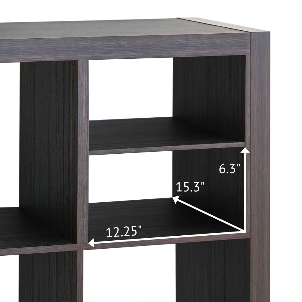 Better Homes &amp; Gardens H Shelf Insert for Cube Organizers, Tobacco Oak