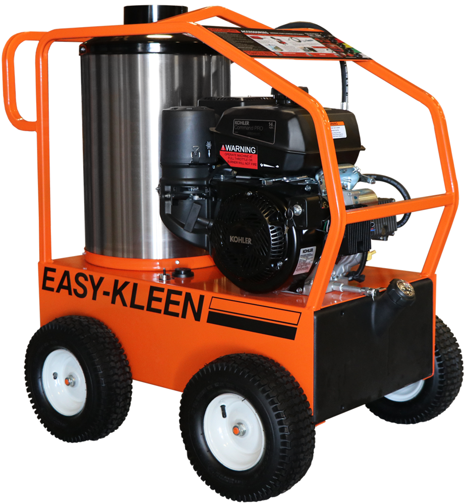 Easy-Kleen Commercial 4000 PSI 3.5 GPM 14 HP Engine Hot Water Wheeled Gas Pressure Washer