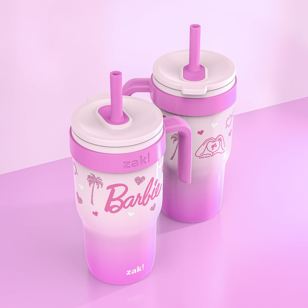 18oz Stitch Kids Straw Handle Tumbler